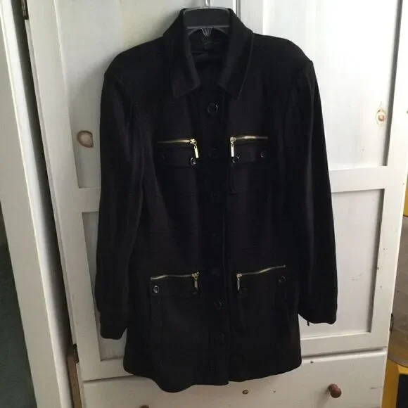 Inc LP jacket black gold details - Picture 2 of 10
